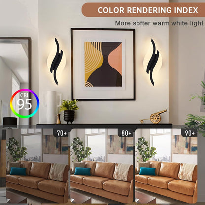 Acrylic Flame Wall Lamp