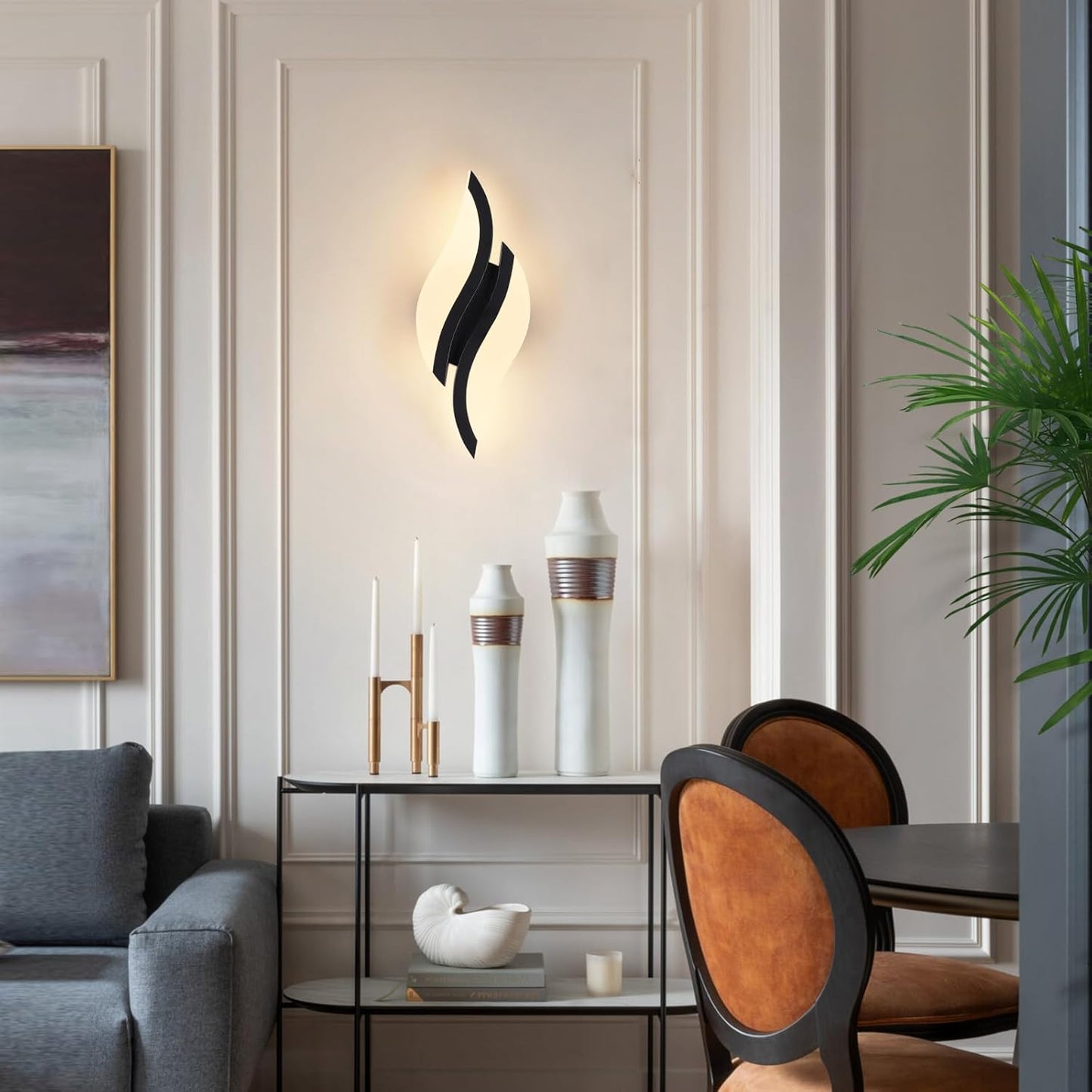 Acrylic Flame Wall Lamp