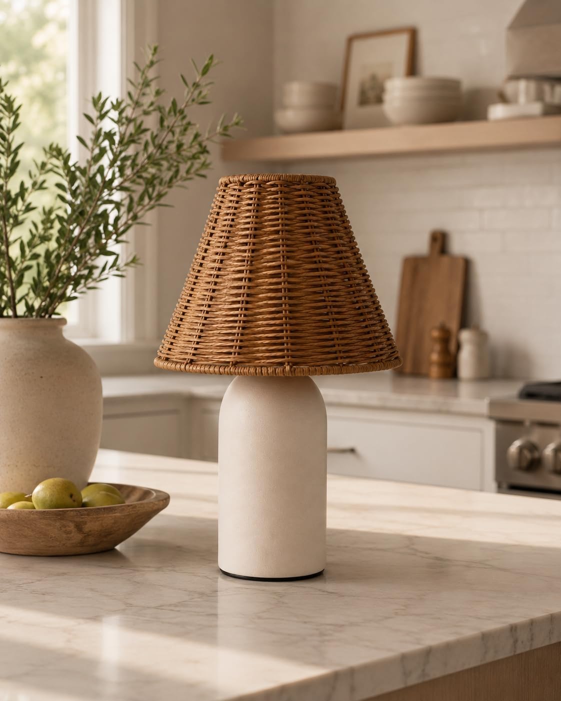 Artistic Rattan Table Lamp