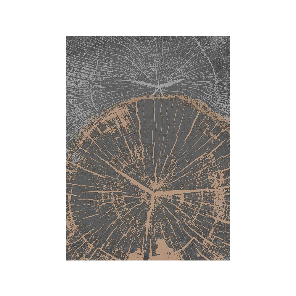 Decorstly Beige Tree Ring Wall Art for Living Room Bedroom Kitchen and Office Decor