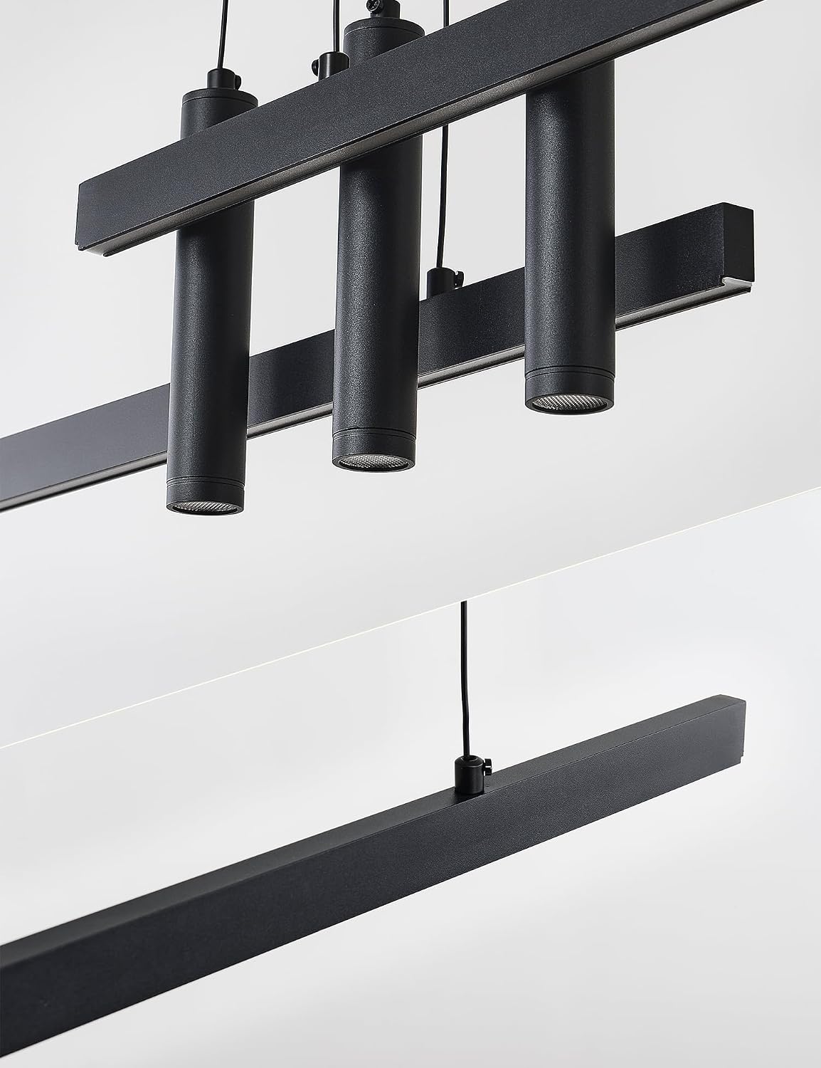 Black Linear Chandelier