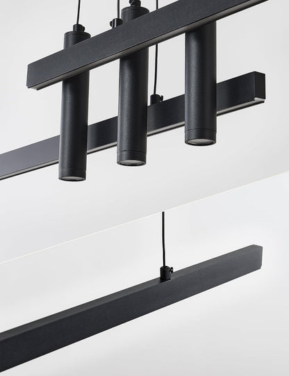 Black Linear Chandelier