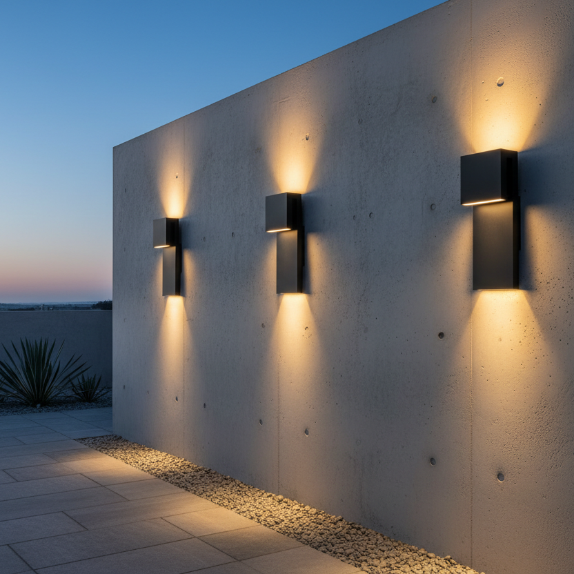 Black Outdoor Wall Sconce