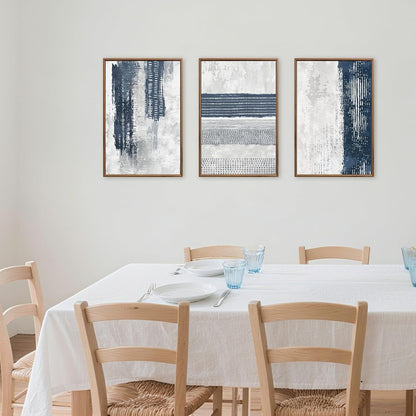Blue Boho Canvas Art