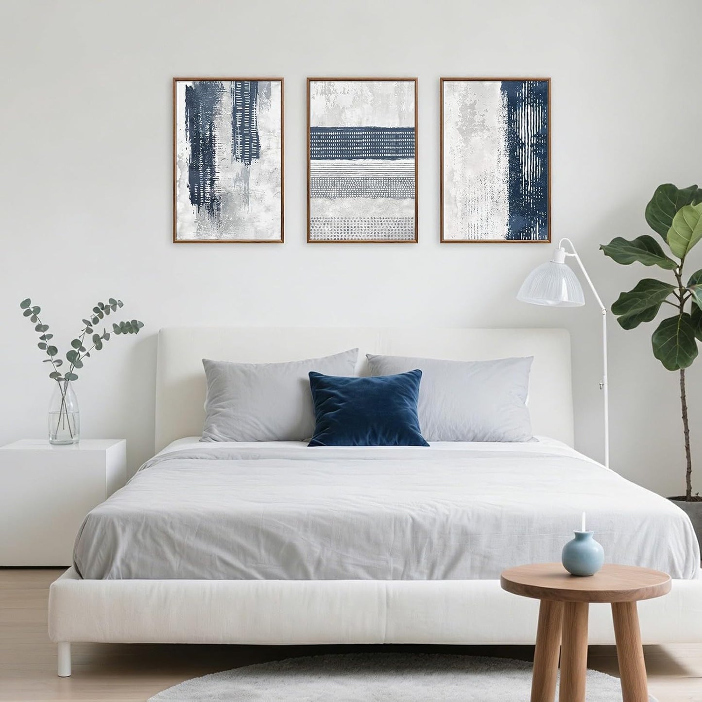 Blue Boho Canvas Art