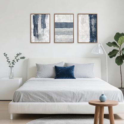 Blue Boho Canvas Art