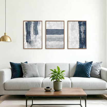 Blue Boho Canvas Art