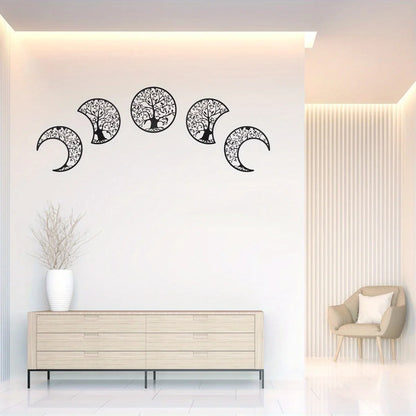 Bohemian Moon Metal Wall Art