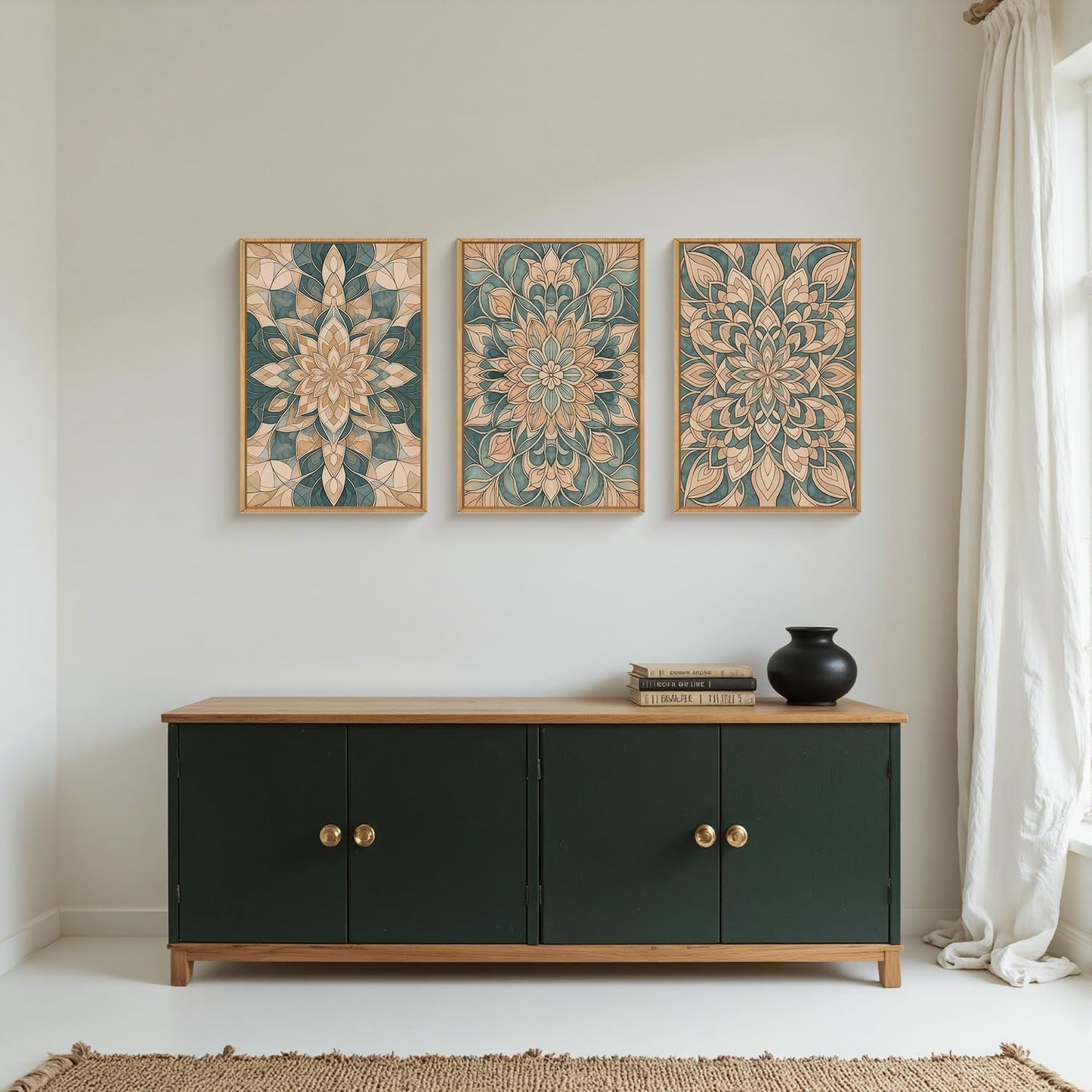 Boho Mandala Canvas Art