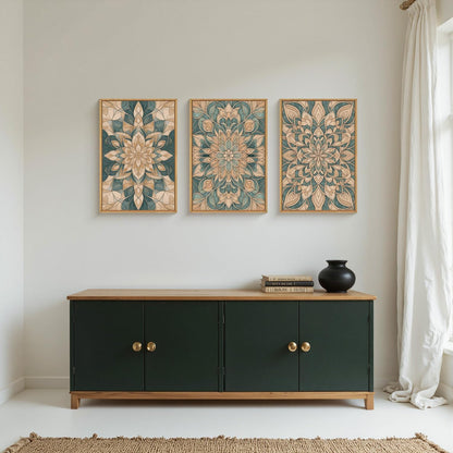 Boho Mandala Canvas Art