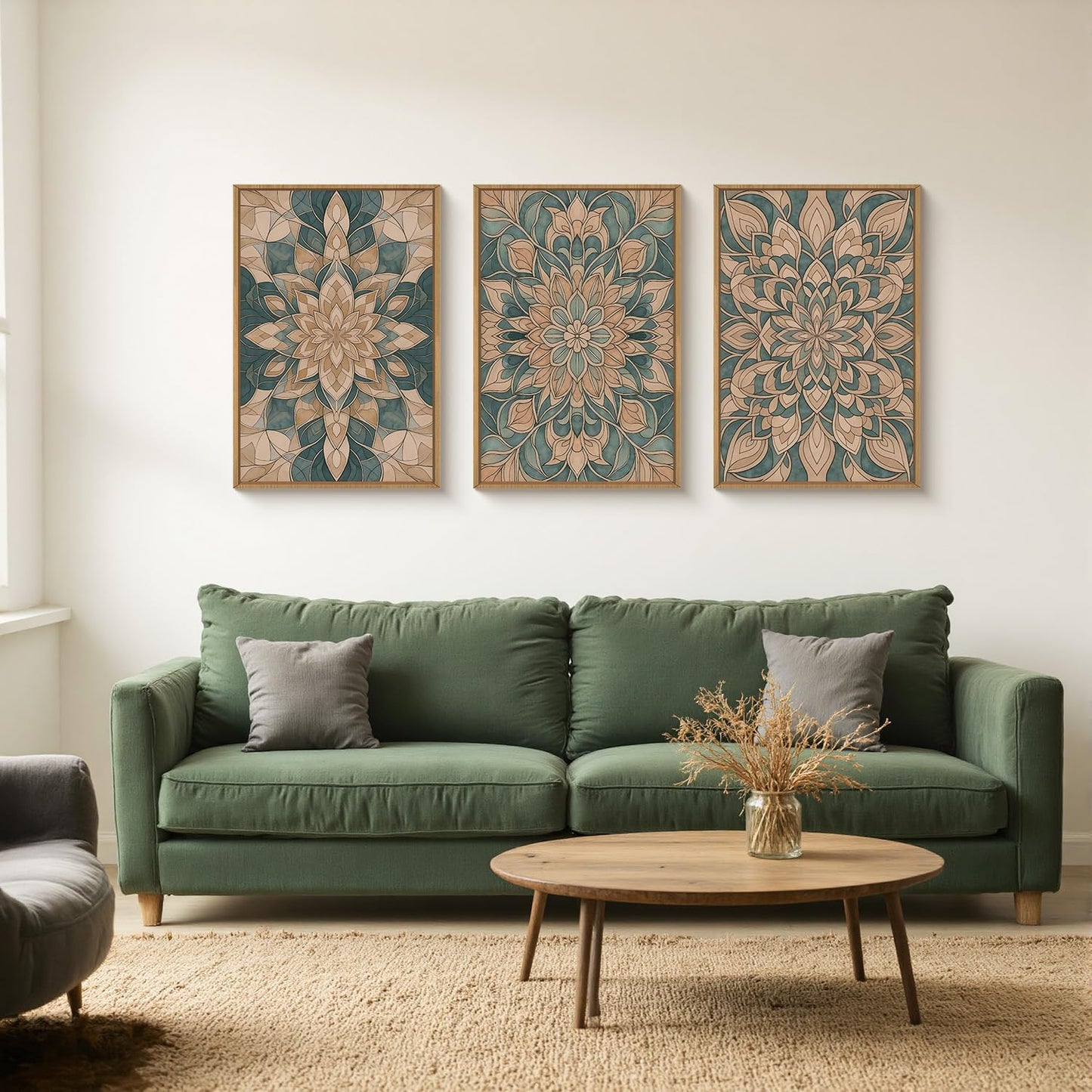 Boho Mandala Canvas Art