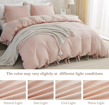 Bowknot Tie Duvet Cover Set