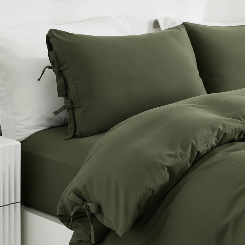 Bowknot Tie Duvet Cover Set