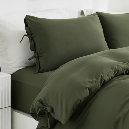 Bowknot Tie Duvet Cover Set