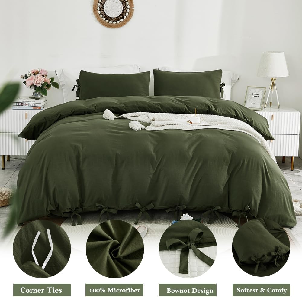 Bowknot Tie Duvet Cover Set