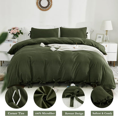 Bowknot Tie Duvet Cover Set