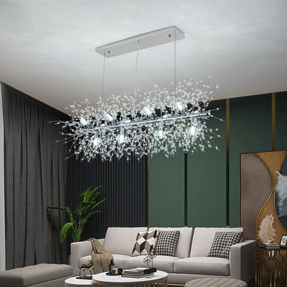 Chrome Steel Chandelier 1