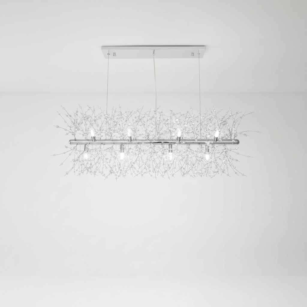 Chrome Steel Chandelier 2
