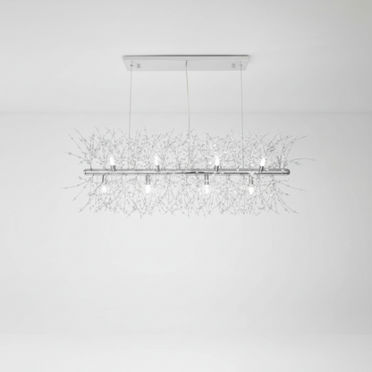 Chrome Steel Chandelier 2