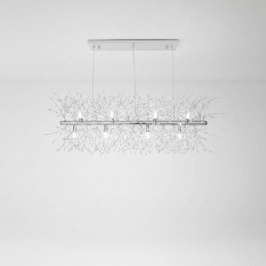 Chrome Steel Chandelier 2
