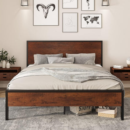 Classic Metal Platform Bed Frame