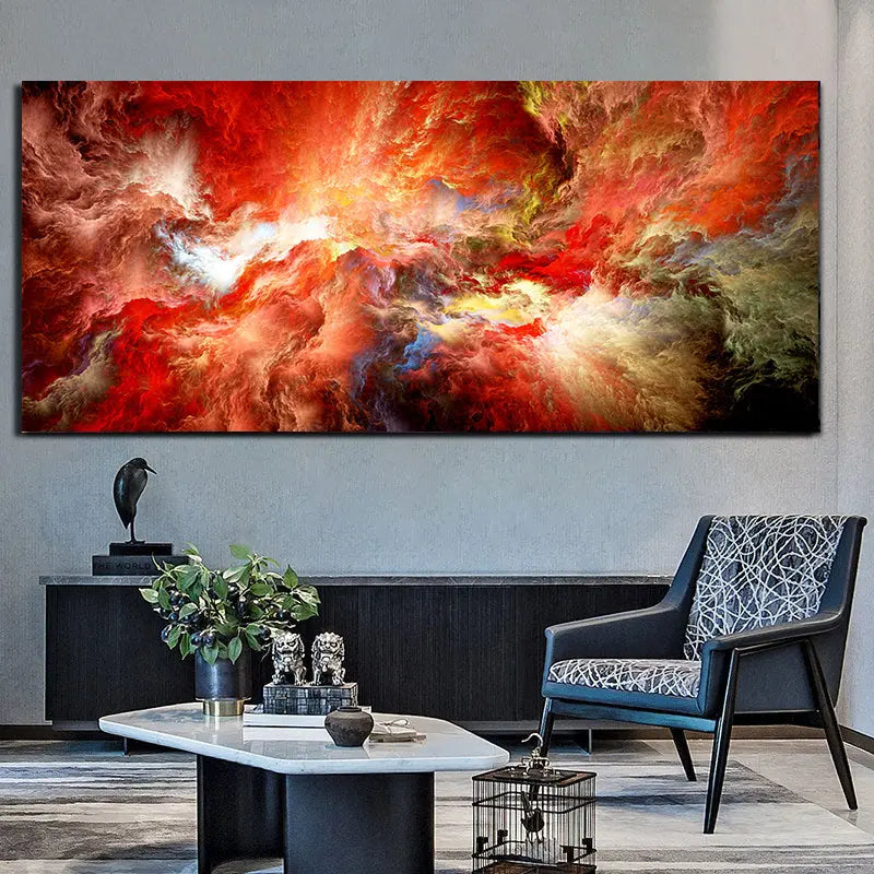 Color Clouds Aesthetic Wall Art - Decorstly