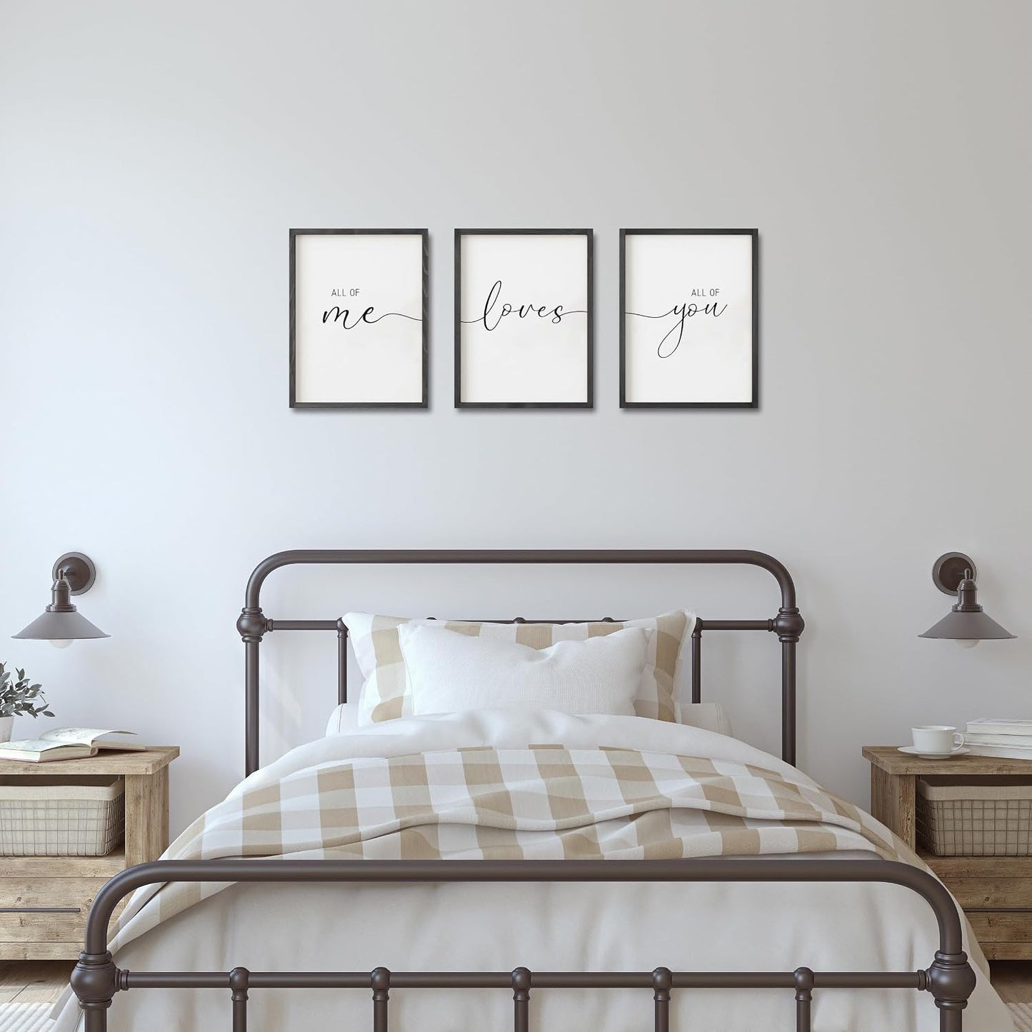 Couple Love Sign Canvas Art Set
