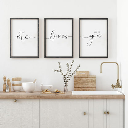 Couple Love Sign Canvas Art Set 3