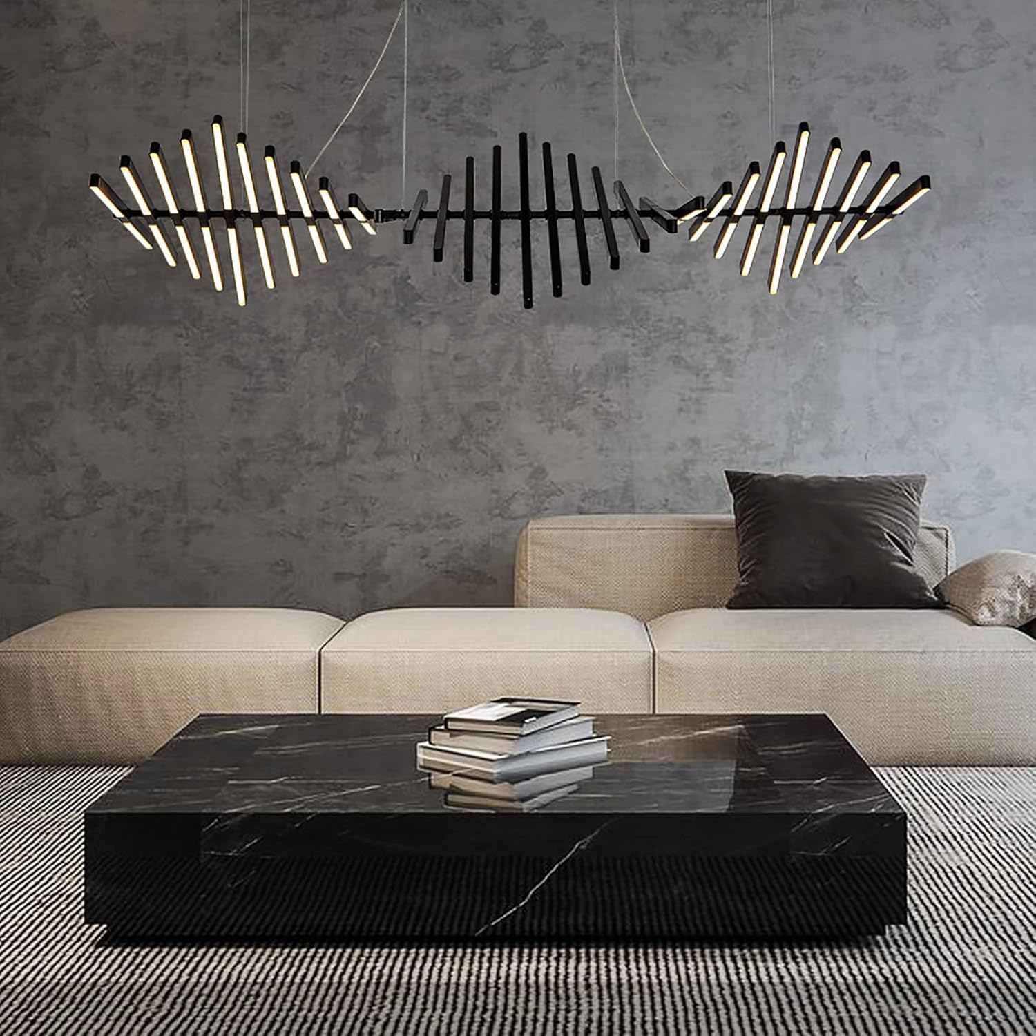 Designer Strips Chandelier 5