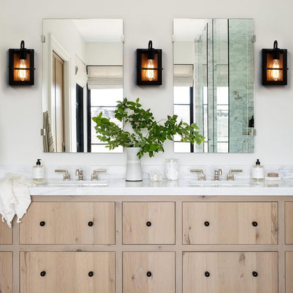 Farmhouse Faux-Wood Sconce