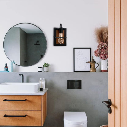 Farmhouse Faux-Wood Sconce