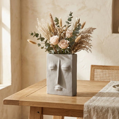 Minimalist Irregular Face Vases