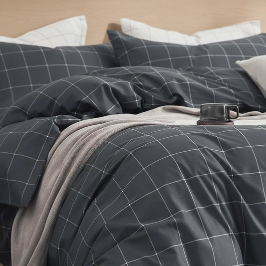 Geometric Stripe Duvet Cover