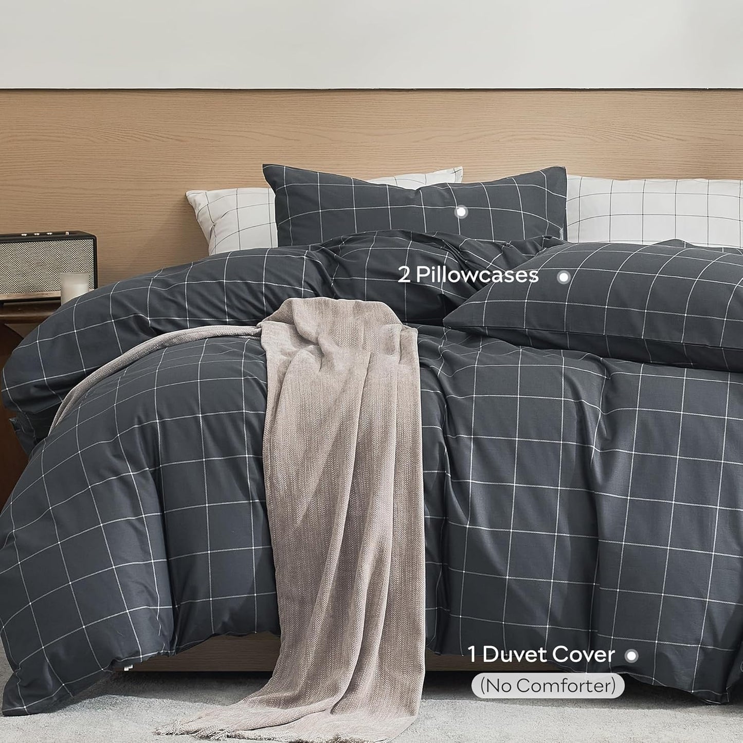 Geometric Stripe Duvet Cover