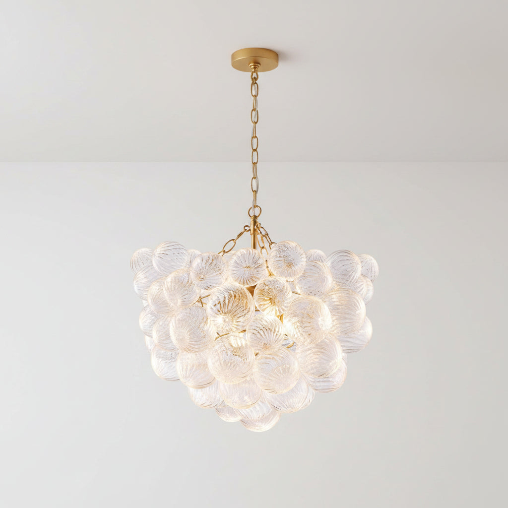 gold bubble chandelier
