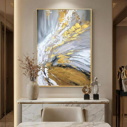 Gold Foil Texture Canvas Art