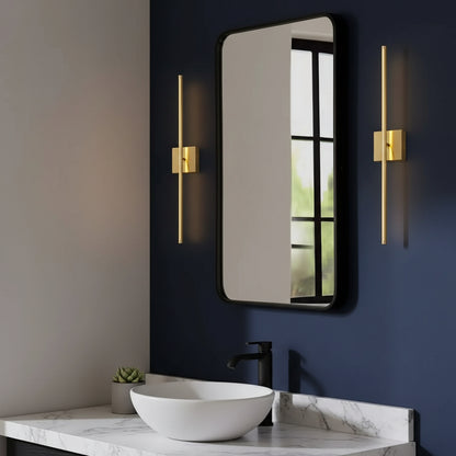 Gold Strip Wall Sconce 1