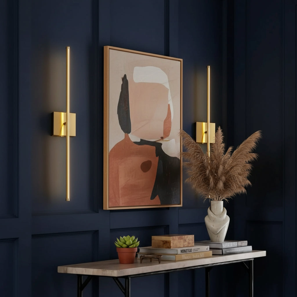 Gold Strip Wall Sconce 2
