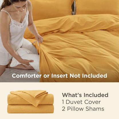 Golden Yellow Duvet Cover Set