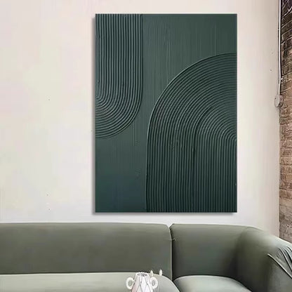 Green Canvas Painting Artwork