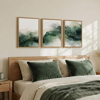 Green Canvas Painting Artwork