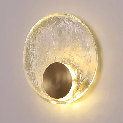 Glass Eclipse Wall Sconce