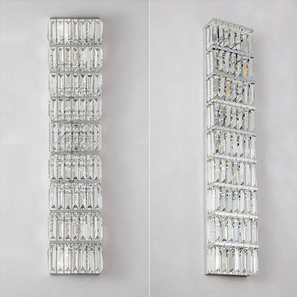 Large Crystal Wall Sconce