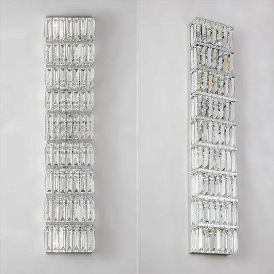 Large Crystal Wall Sconce - Decorstly