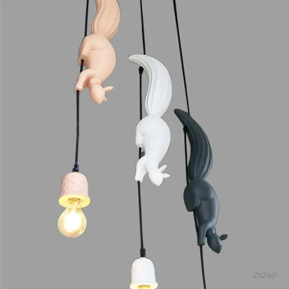 Squirrel Resin Pendant Lights