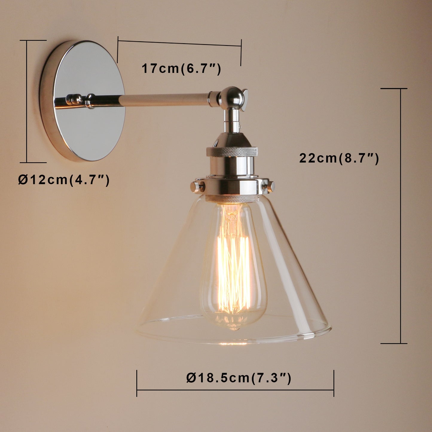 Wall Sconce dimensions