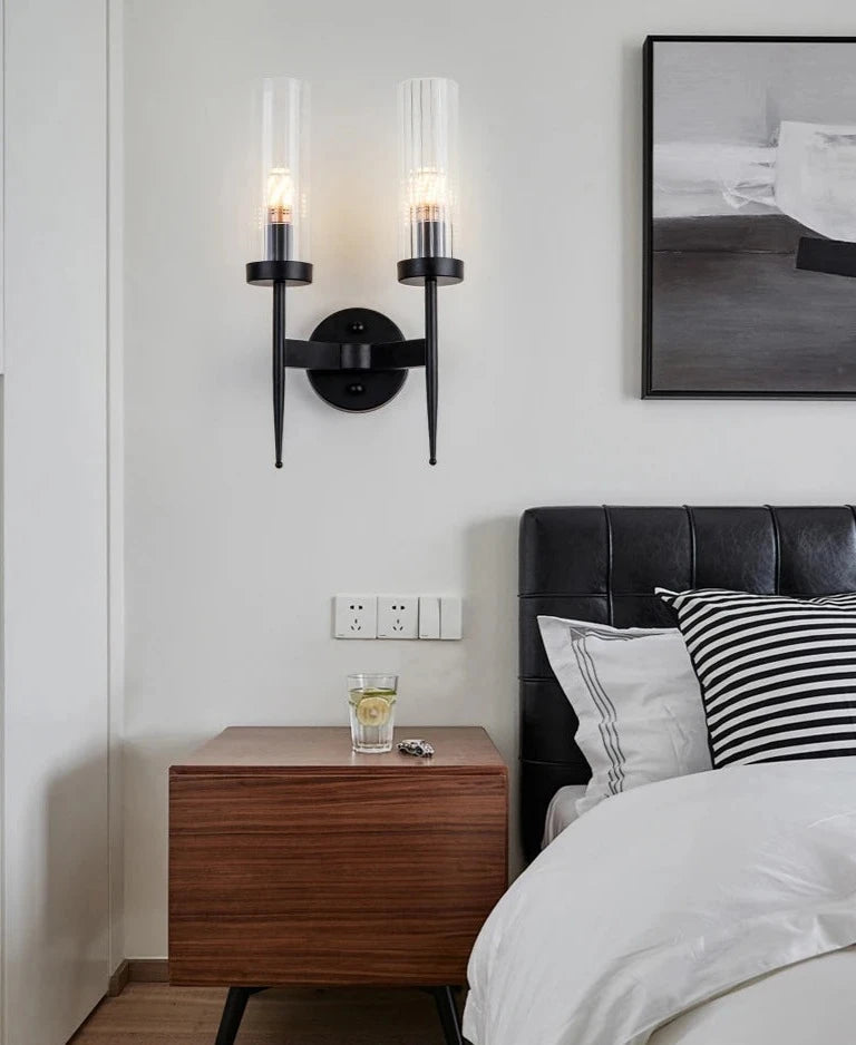 Modern Double Head Gold Wall Sconce