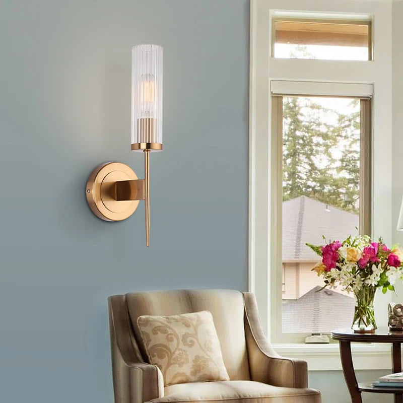 European Golden Wall Lamp