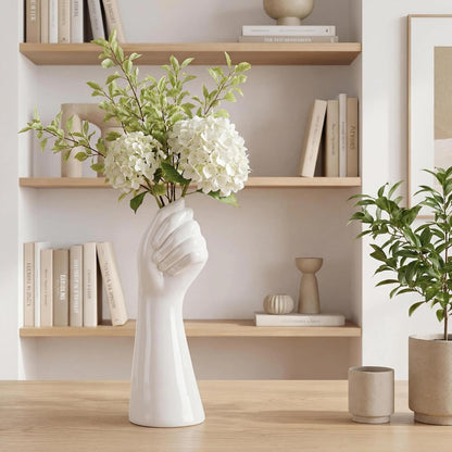 Hand Flower Ceramic Vase 6
