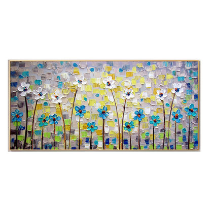 Handmade Colorful Abstract Flower Wall Art